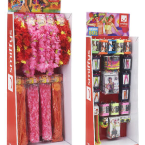 Accessories Display Unit, Neon & Luau Header,