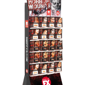 Cosmetics Display Unit, Gory Blood Header,