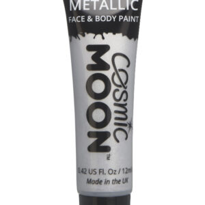 Cosmic Moon Metallic Face & Body Paint, Silver