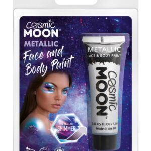 Cosmic Moon Metallic Face & Body Paint, Silver