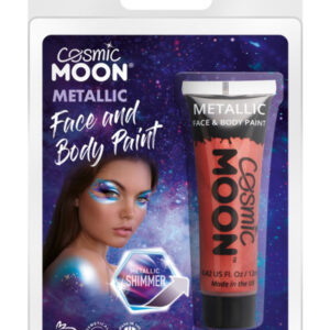 Cosmic Moon Metallic Face & Body Paint, Red