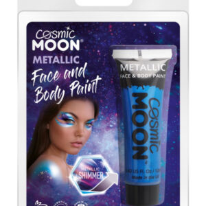 Cosmic Moon Metallic Face & Body Paint, Blue