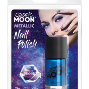 Cosmic Moon Metallic Nail Polish, Blue