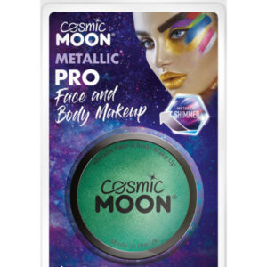 Cosmic Moon Metallic Pro Face Paint Cake Pots, Gre