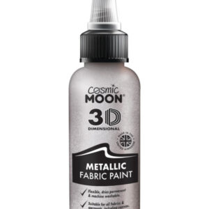 Cosmic Moon Metallic Fabric Paint, Silver