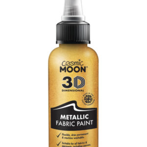 Cosmic Moon Metallic Fabric Paint, Gold