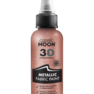 Cosmic Moon Metallic Fabric Paint, Rose Gold
