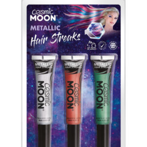 Cosmic Moon Metallic Hair Streaks,