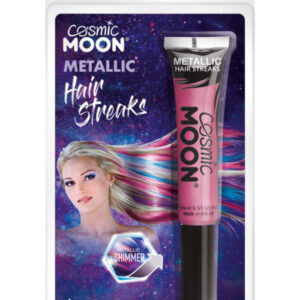 Cosmic Moon Metallic Hair Streaks, Pink