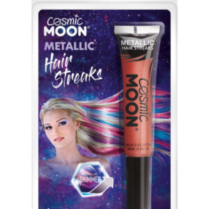 Cosmic Moon Metallic Hair Streaks, Red