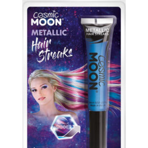 Cosmic Moon Metallic Hair Streaks, Blue