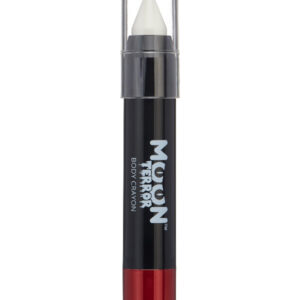 Moon Terror Halloween Body Crayons, White