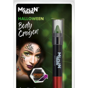 Moon Terror Halloween Body Crayons, Green