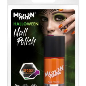 Moon Terror Halloween Nail Polish, Orange