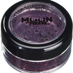 Moon Terror Halloween Glitter Shakers, Purple